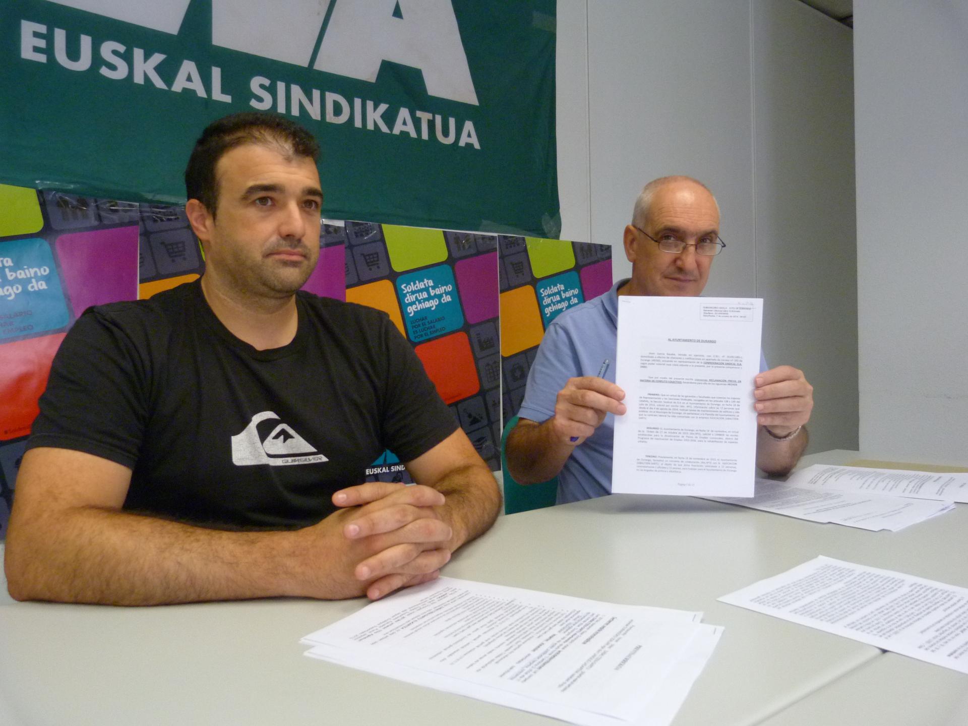 Durangoko Udalari 6.200 euroko isuna ipini dio Jaurlaritzak, Enplegu Planean arau hauste larria egiteagatik