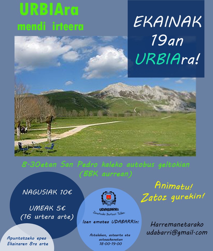 Urbiara mendi irteera