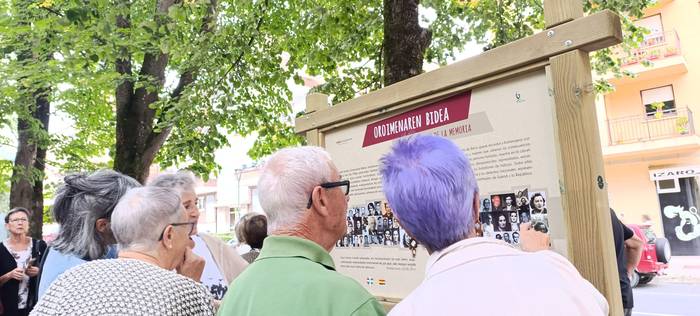 Frankismoaren biktimak gogoratu dituzte Berrizen