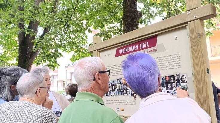 Frankismoaren biktimak gogoratu dituzte Berrizen