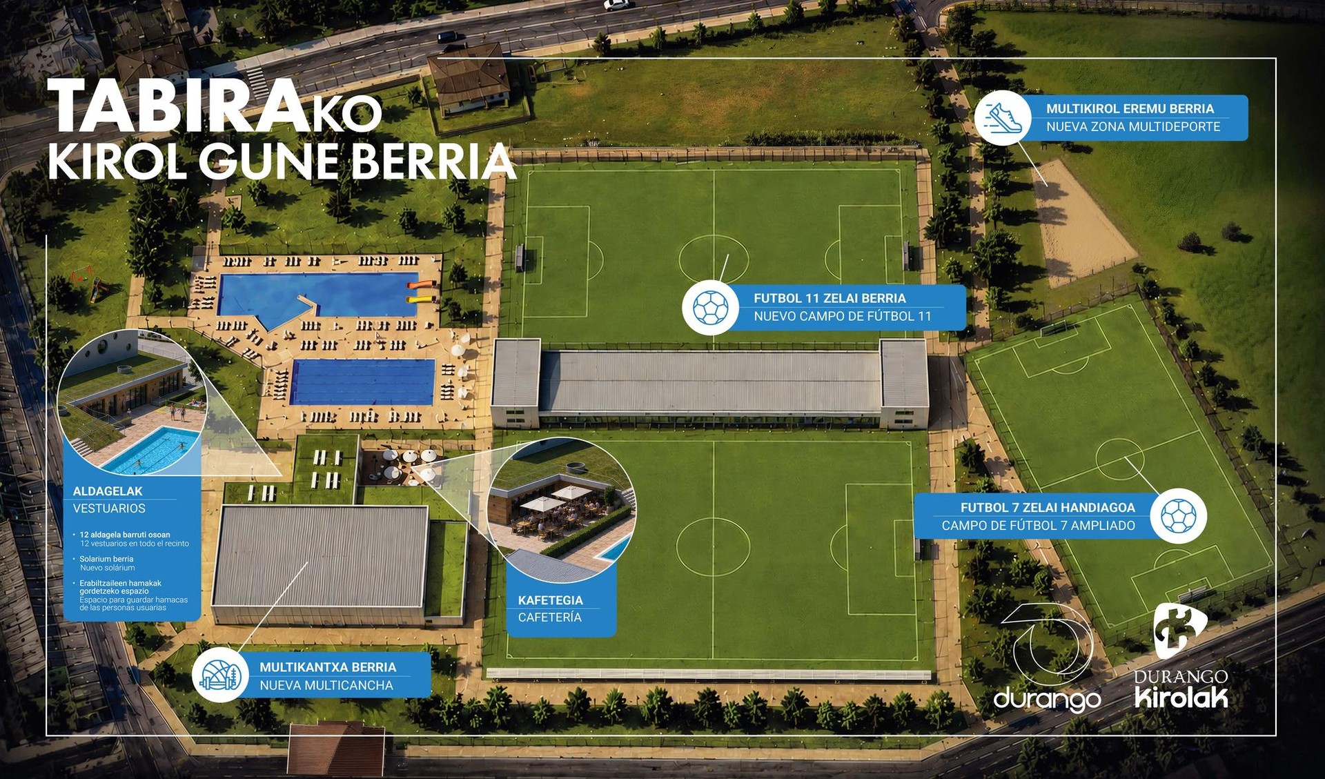 Tabirako belar artifizialeko futbol zelai berria, lizitaziora bidean