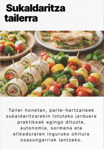 Sukaldaritza tailerra