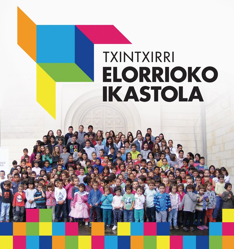 Elorrioko ikastolak irudia berritu du, ikasle guztien parte hartzearekin