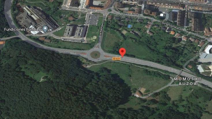 Pertsona bat zauritu da Durangoko saihesbidean izandako istripuan