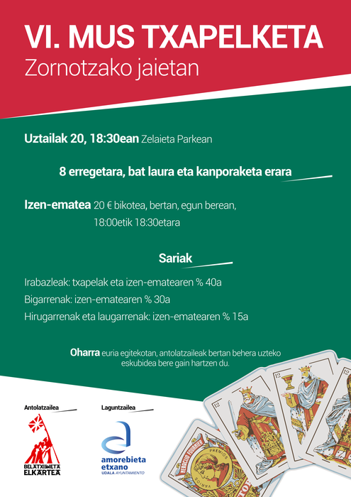 VI. mus txapelketa