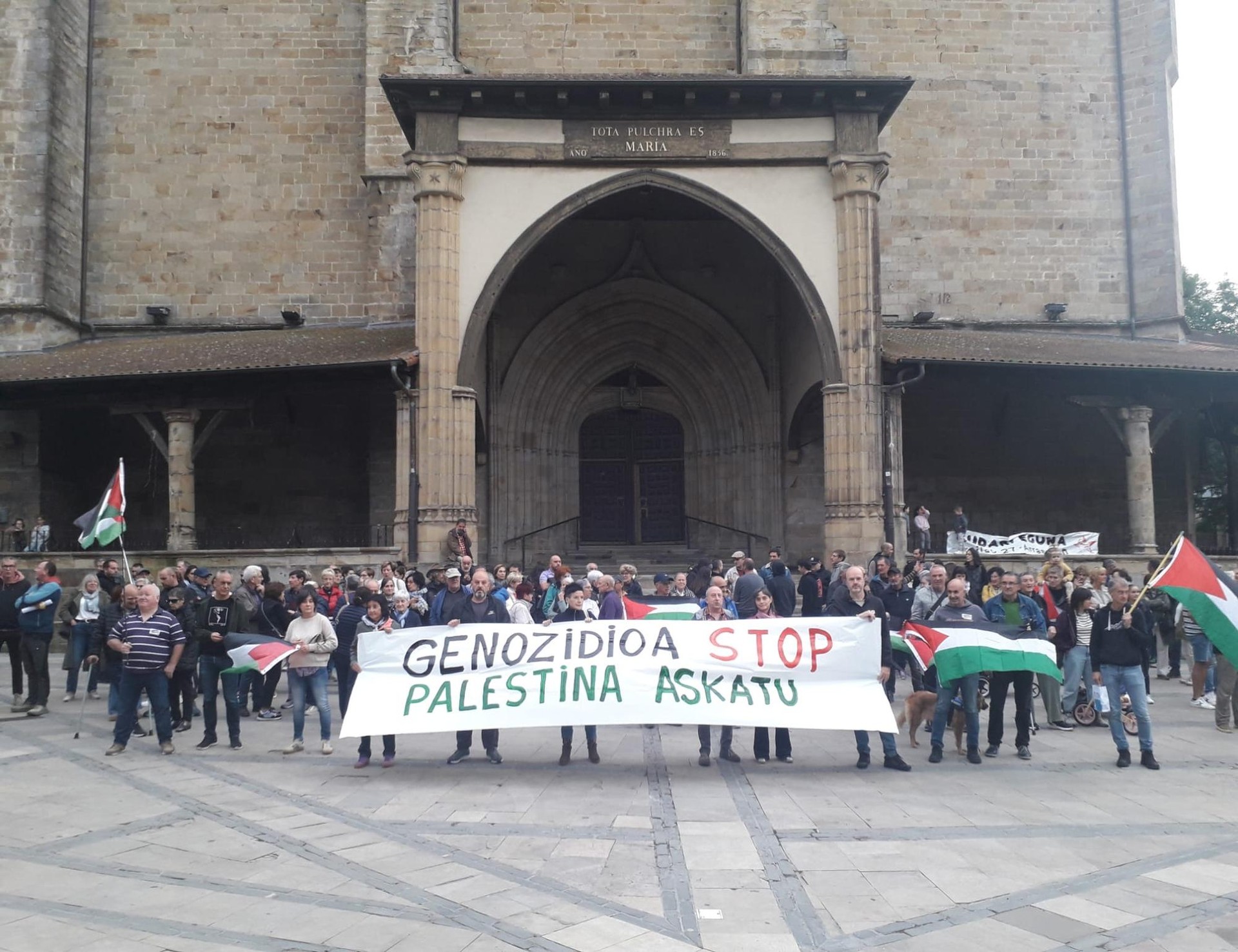 Israelen azken erasoak salatuko dituzte Durangaldeko herrietan