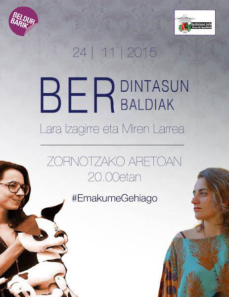 Berdintasun berbaldiak: Lara Izagirre eta Miren Larrea
