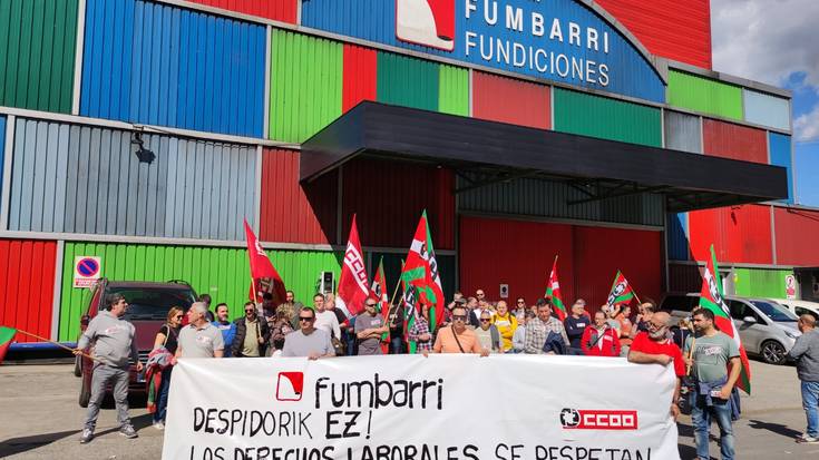 Durangoko Fumbarri enpresan kaleratutako langilea "berriz hartzeko" eskatu du CCOO sindikatuak