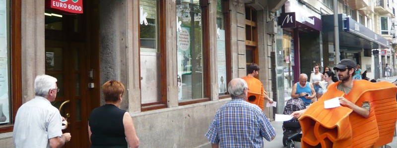 Kutxabanken izan da EH Bildu, etxegabetze eta etxe hutsen kopurua galdetzen