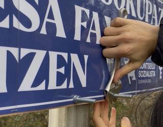 Zornotzara hurbildu den etxegabetze enpresaren aurkako "erantzuna prestatzeko" asanblada antolatu du Durangaldeko Etxebizitza Sindikatu Sozialistak