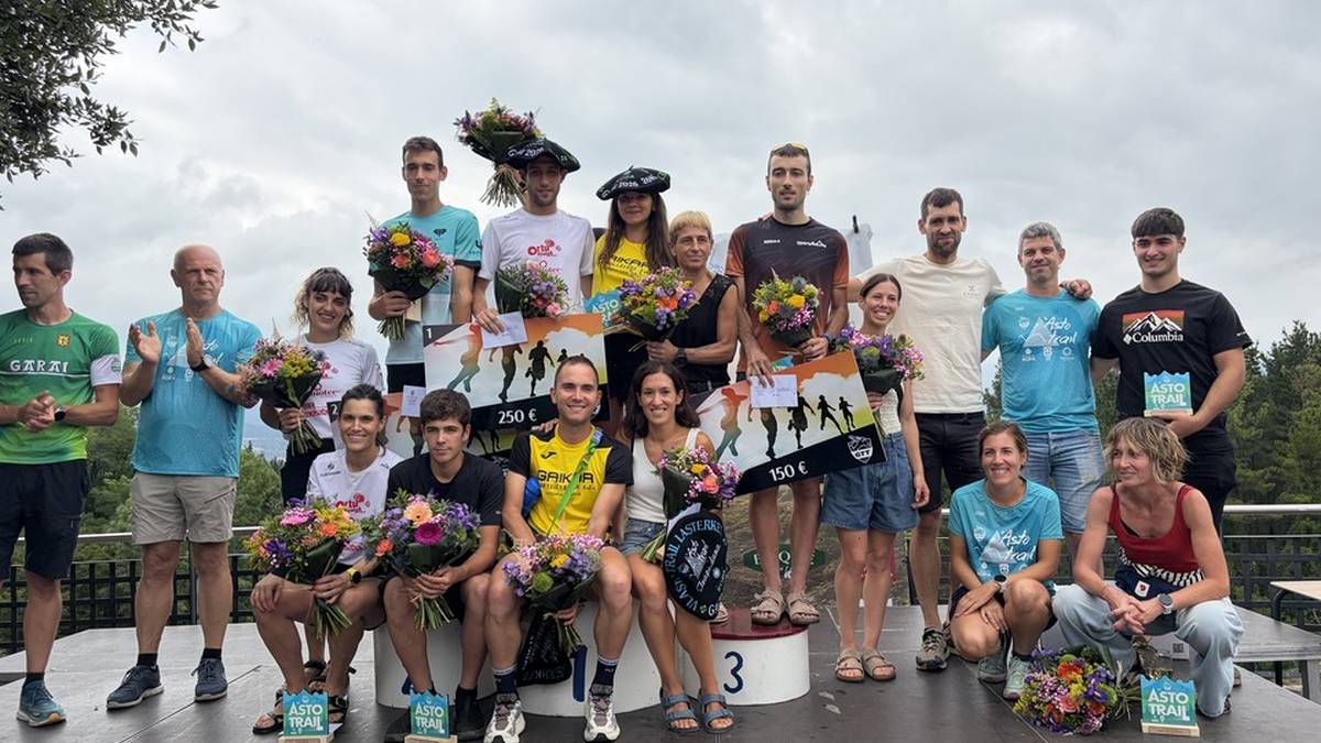 Jauregi, Oiarzabal, Bernedo eta Lertxundi nagusi Asto Trail lasterketan