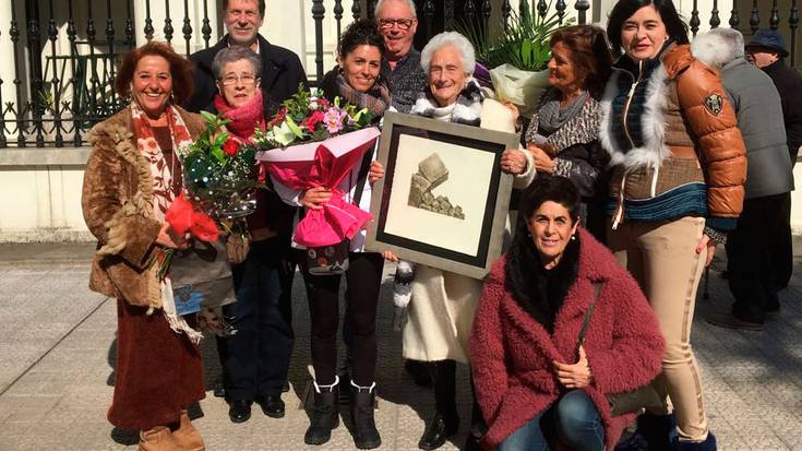 100 urte bete ditu Herminia Ruiz de Eguino durangarrak
