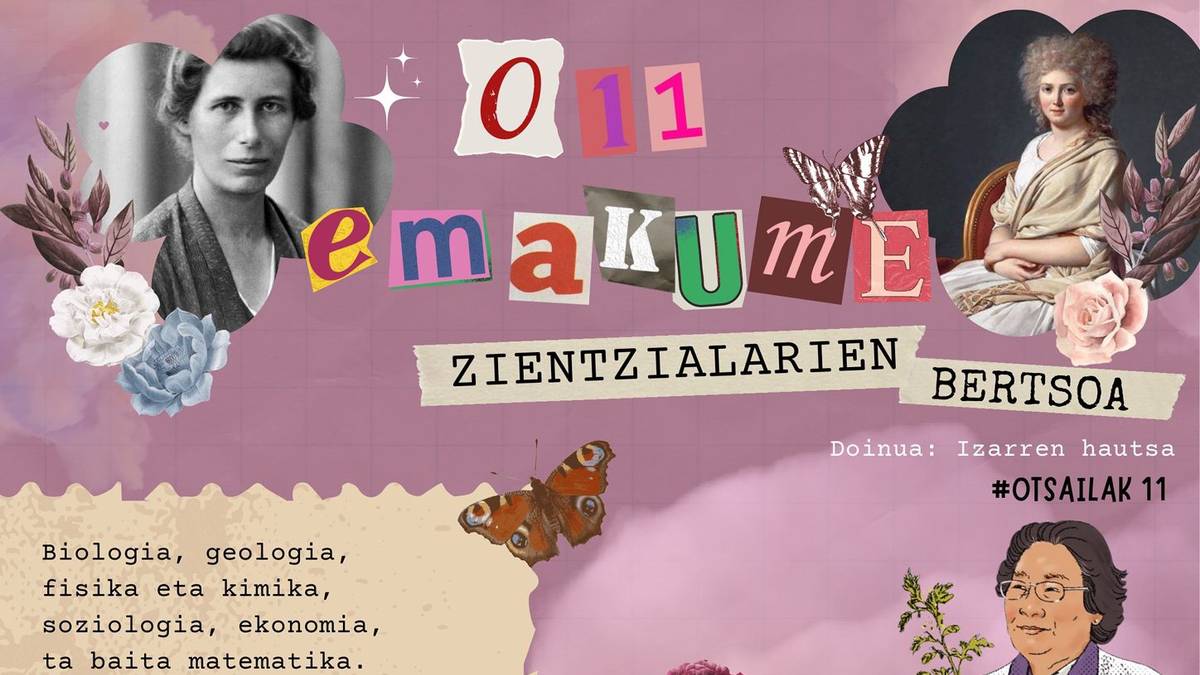 Bertso sorta emakume eta neska zientzialarien omenez