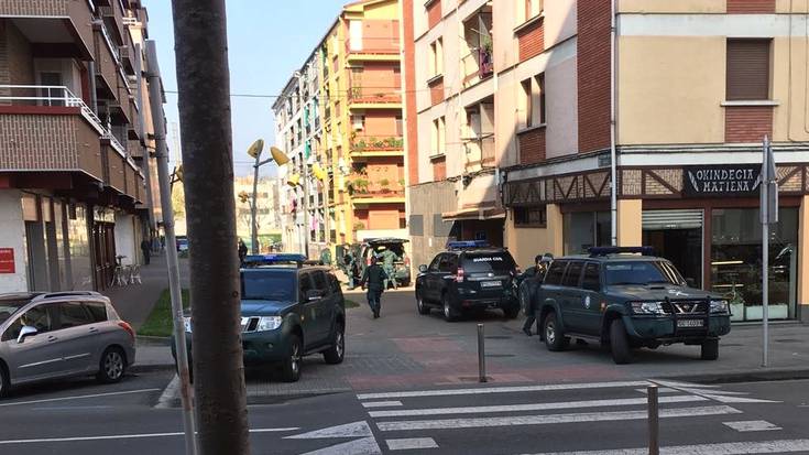 Guardia Zibilaren operazioak, Traña-Matienan eta Durangon