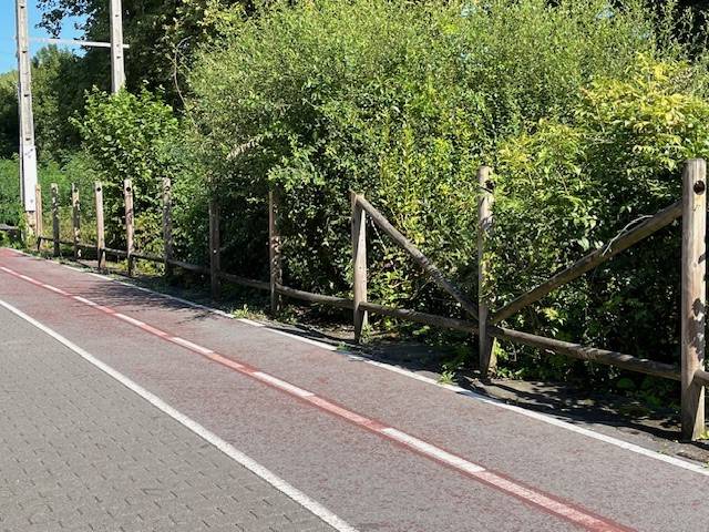 Egurrezko hesiak ostu dituzte Astola Bidean