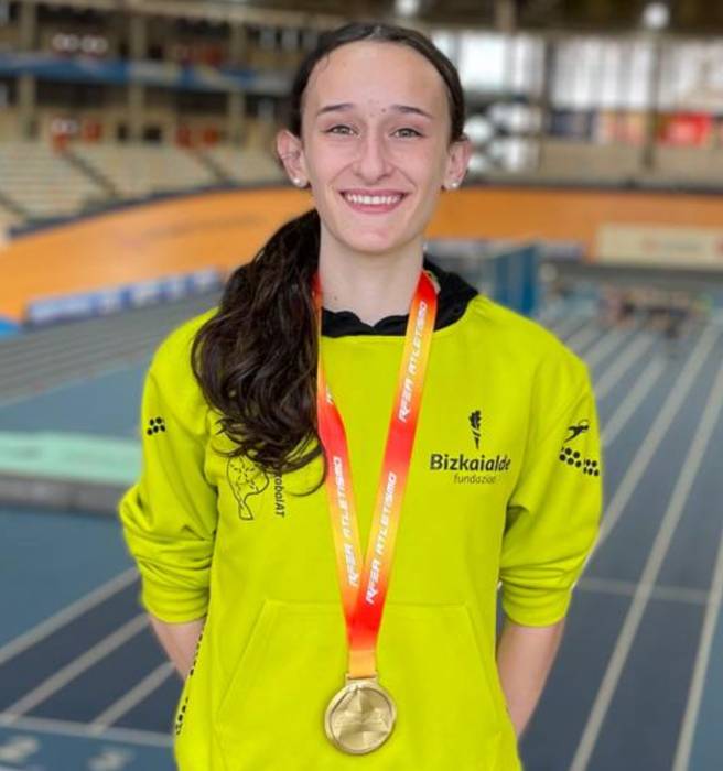 Laia Cariñanos 18 urtez azpiko Espainiako txapeldun, 1.500 metrotan