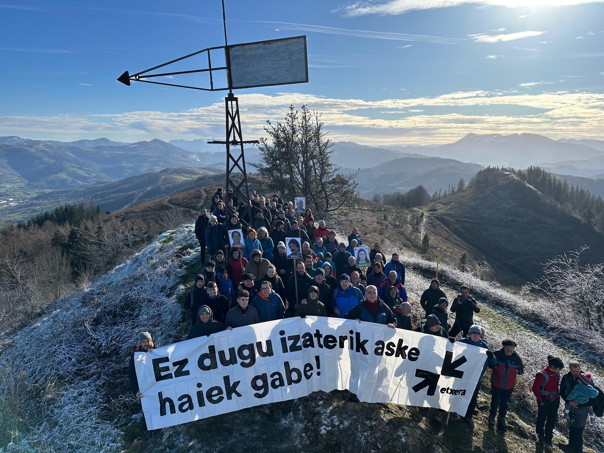 Urteroko ekitaldia egin dute Intxortan
