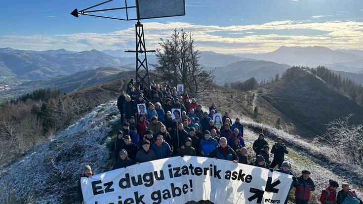 Urteroko ekitaldia egin dute Intxortan