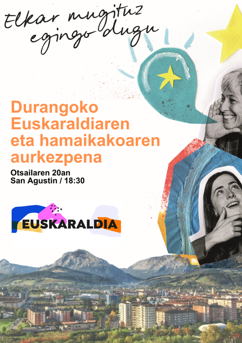 Durangoko Euskaraldiaren hamaikakoaren aurkezpena