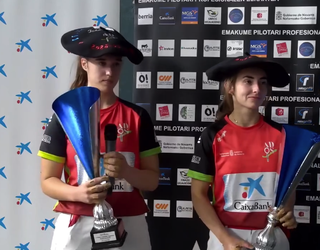Ainhoa Ruiz Infantek eta Leire Galeanok Udara CaixaBank pilota txapelketa irabazi dute