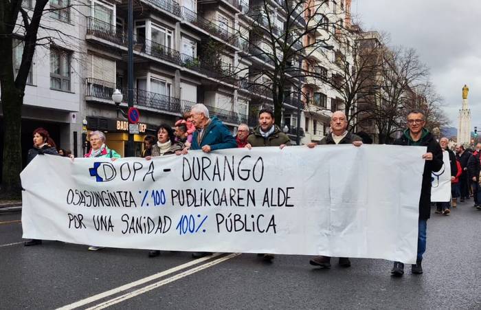 DOPAk kalera irtengo du eguenean, "osasun sistema publikoaren egoera salatzeko"