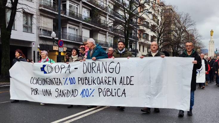 DOPAk kalera irtengo du eguenean, "osasun sistema publikoaren egoera salatzeko"