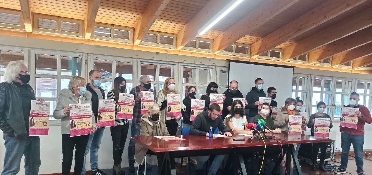 Lan, pentsio eta bizi baldintza duinen aldeko mobilizazioak egingo dituzte Durangaldean