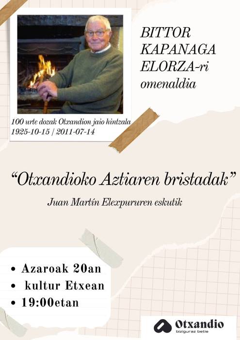 'Otxandioko Aztiaren bristadak'