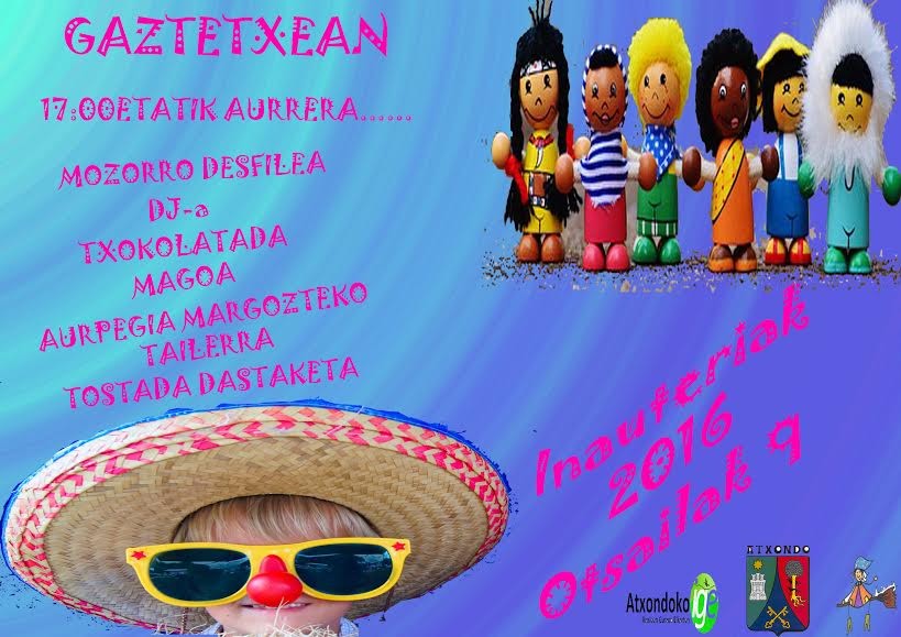 Inauteriak!! Aurten Gaztetxean ospatuko ditugu