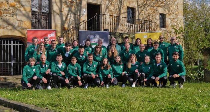 Ruiz de Infante, Amantegi, Arrien eta Arroitajauregi, Mendozako (Argentina) XI. Munduko Pilota txapelketarako prest