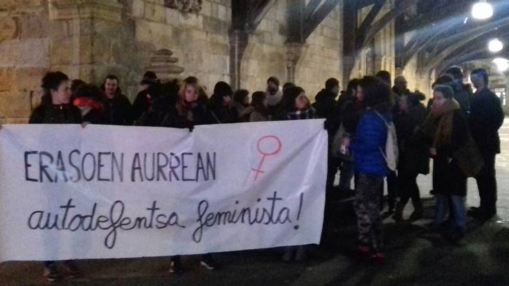 Zapatuko eraso sexistak salatu dituzte mobilizazio bategaz