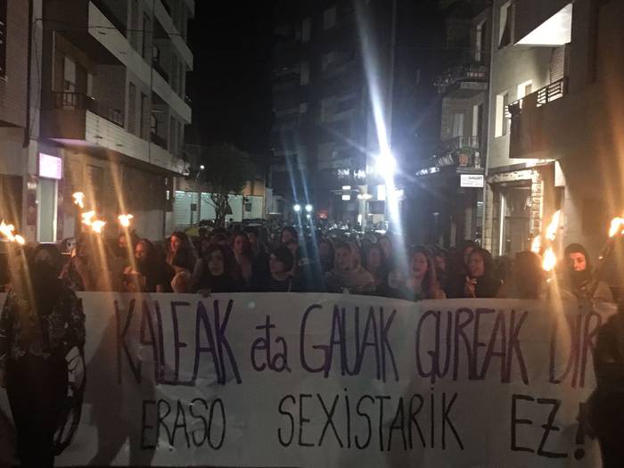 Zornotzako Talde Feminista: "Nazkatuta gaude, libre izan nahi dugulako  eta  ez ausart"
