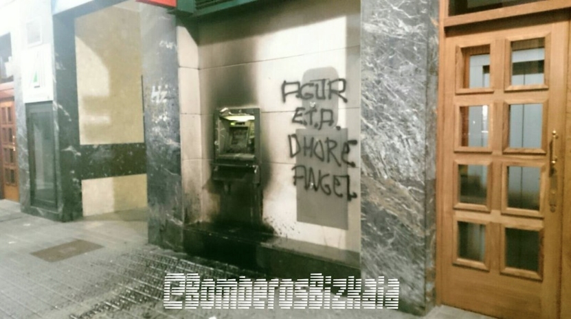 Goizaldean sua eman diete banketxe bateko kutxazain biri Zornotzan