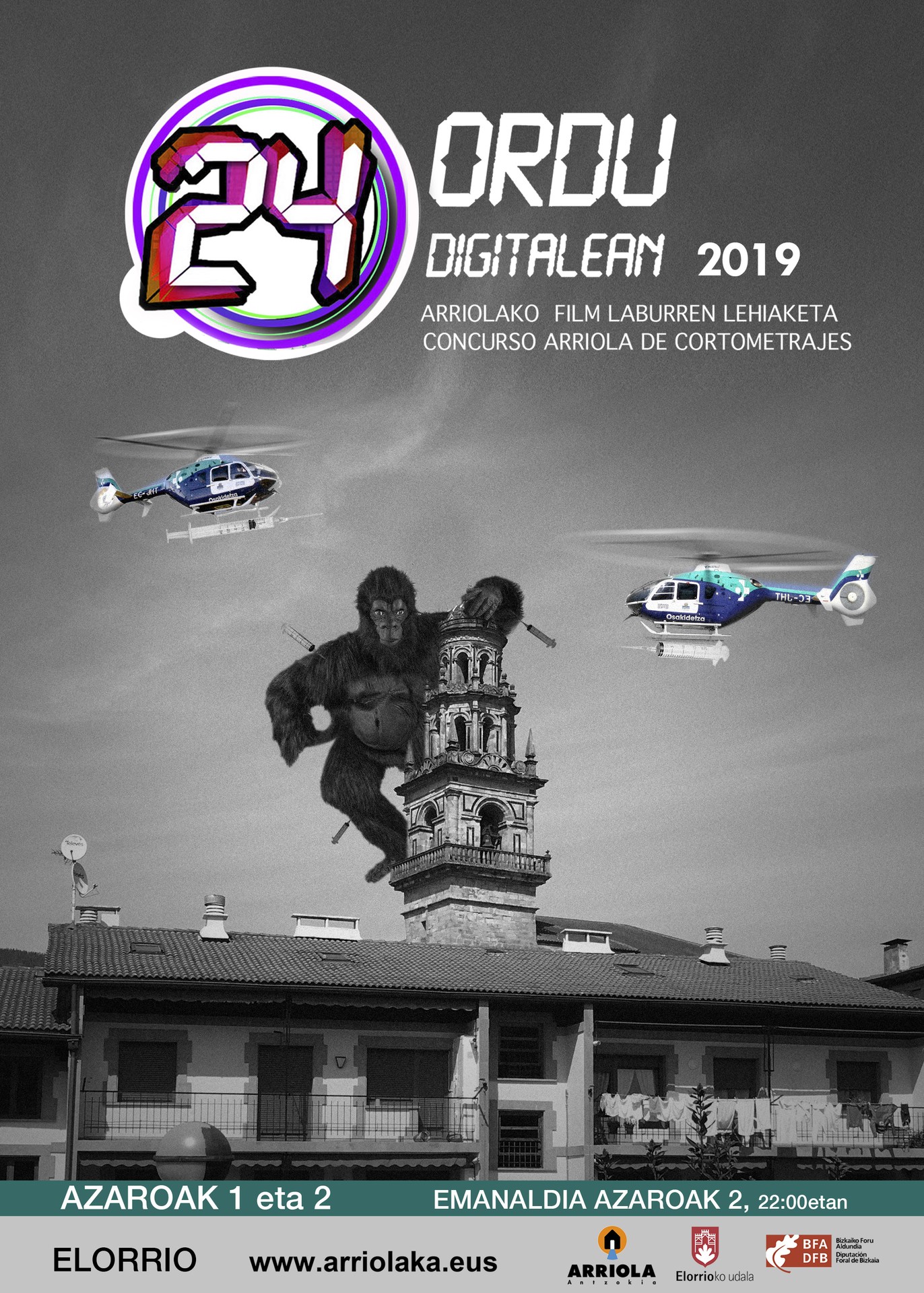 24 ordu digitalean film labur lehiaketa