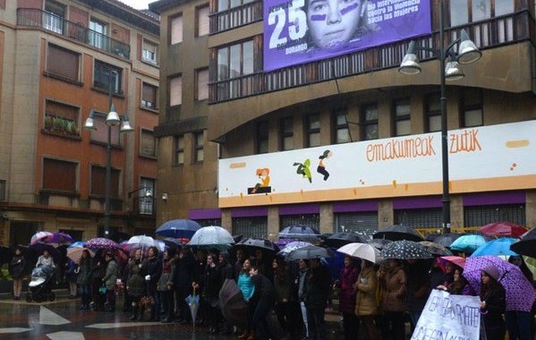 Hamaika hitzordu, gaur, Durangaldean indarkeria sexistaren kontra protesta egiteko