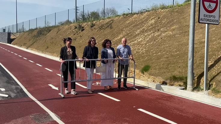 [BIDEOA]: Zabaldu dituzte Iurreta eta Zornotza arteko Bizipistaren lehen 5,5 kilometroak