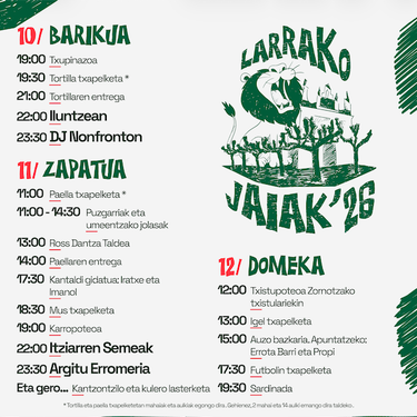 Larrako jaiak