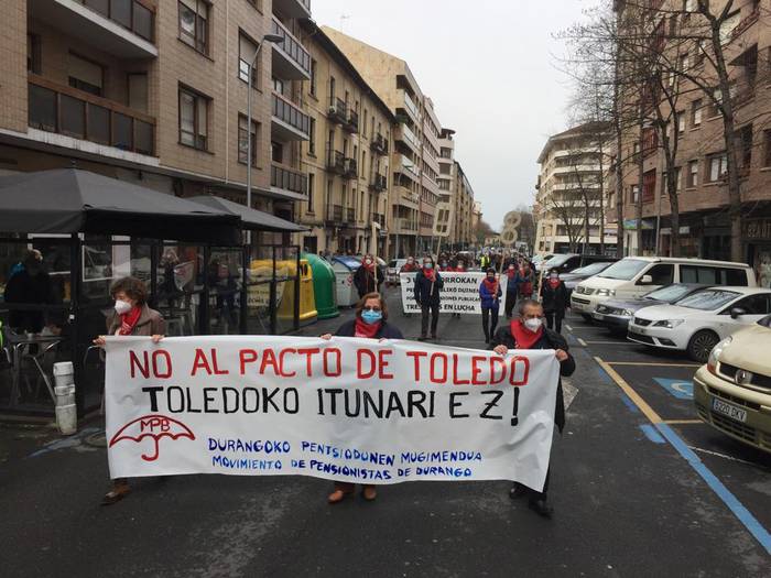 Durangoko Pentsiodunen manifestazioa