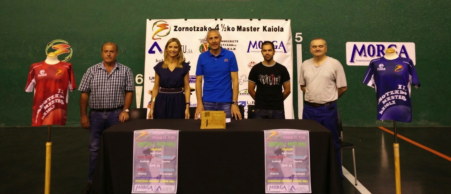 Nafarroa, Errioxa, Araba zein Gipuzkoara joan daitezke Master Kaiolako txapelak