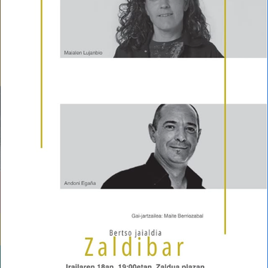 Maialen Lujanbio eta Andoni Egaña