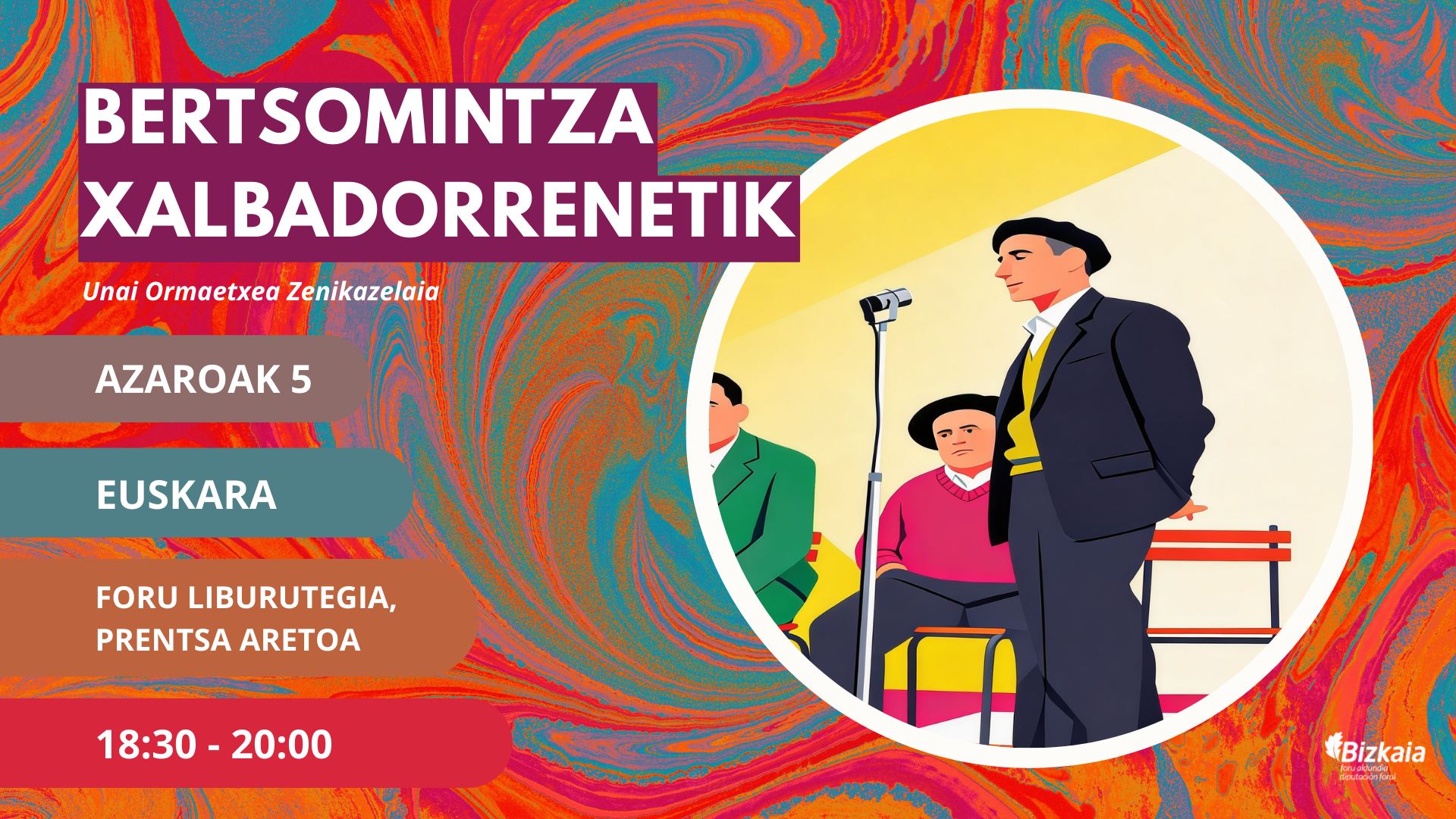 Hitzaldia: Bertsomintza Xalbadorrenetik