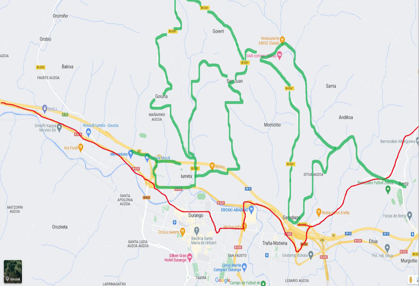 Garaiko Udalak hainbat gomendio eman du Tourrak ekarriko dituen trafiko moldaketak direla eta