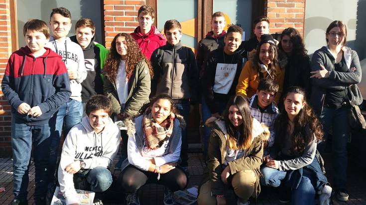 Urritxe institutuko ikasleak ANBOTOn
