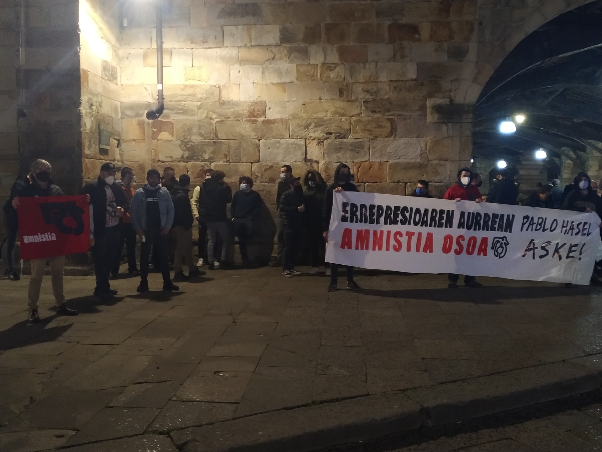 Manifestazioa egingo dute Durangon Pablo Haselen askatasuna eskatzeko