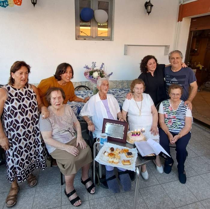 Maria Milagros Mardarazek 100 urte bete ditu