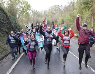 [EGITARAUA]: Kitturen kalejira, txokolatada eta dantzariak Zaldibarren, Korrikari ongietorria egiteko