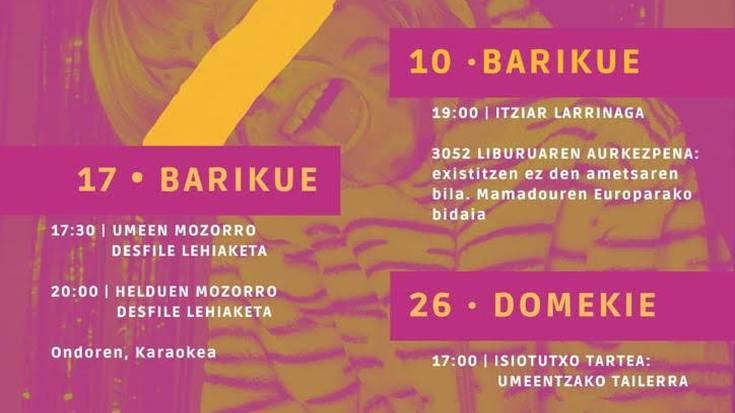 Isiotutxo tartea: umeentzako tailerrak