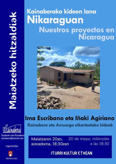 Kainaberako kideen lana Nikaraguan