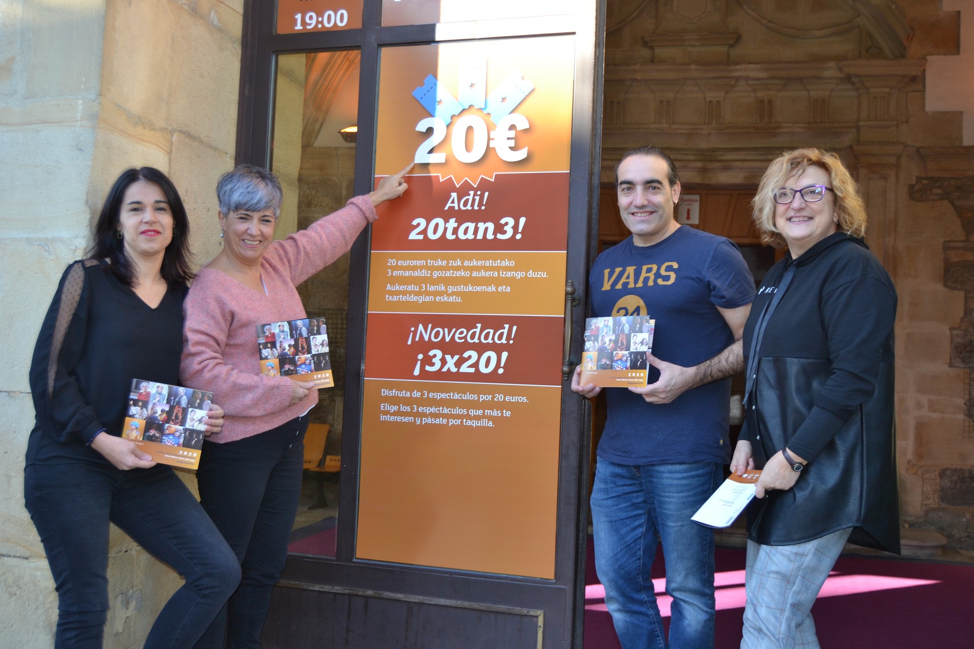 20tan3! bonuak atera ditu Durangoko San Agustin kulturguneak, herritarrak aretora erakartzeko