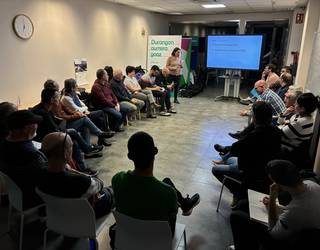 Bizkaiko EH Bilduk jardunaldia egin du Durangon, Mendien Foru Arauari egindako alegazioak aurkezteko